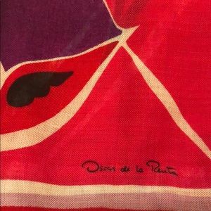 VINTAGE Oscar de la Renta scarf
